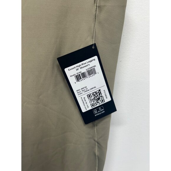 NWT Arc'teryx Essent High-Rise Utility 26" Leggings 12 Fallow - Picture 6 of 12